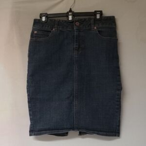 Mixit Dark Denim Pencil Skirt Sz 6